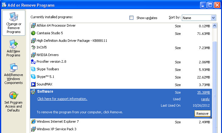 xp-remove-software