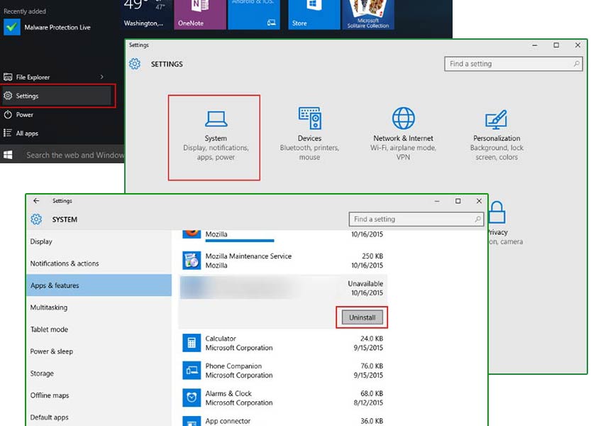 win10-removal Come rimuovere CrocutaCrocuta?